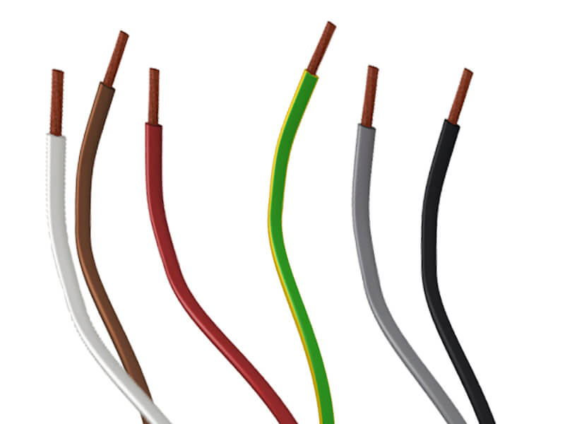 Tipos de cables eléctricos y colores